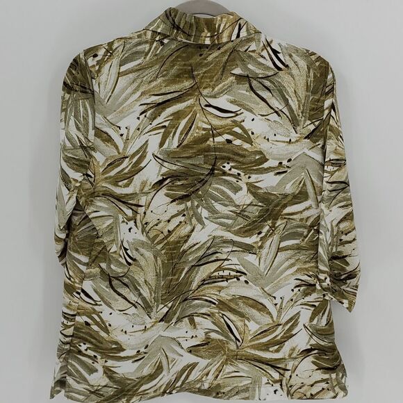 Drapers & Damon's‎ vintage light jacket. PSmall Green/gray palm trees 🌴cruise - Picture 6 of 8